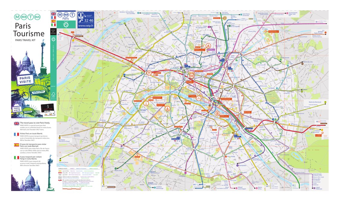 176 Ratp Map Paris France RATP System Map by Avenza Systems Inc. | Avenza Maps