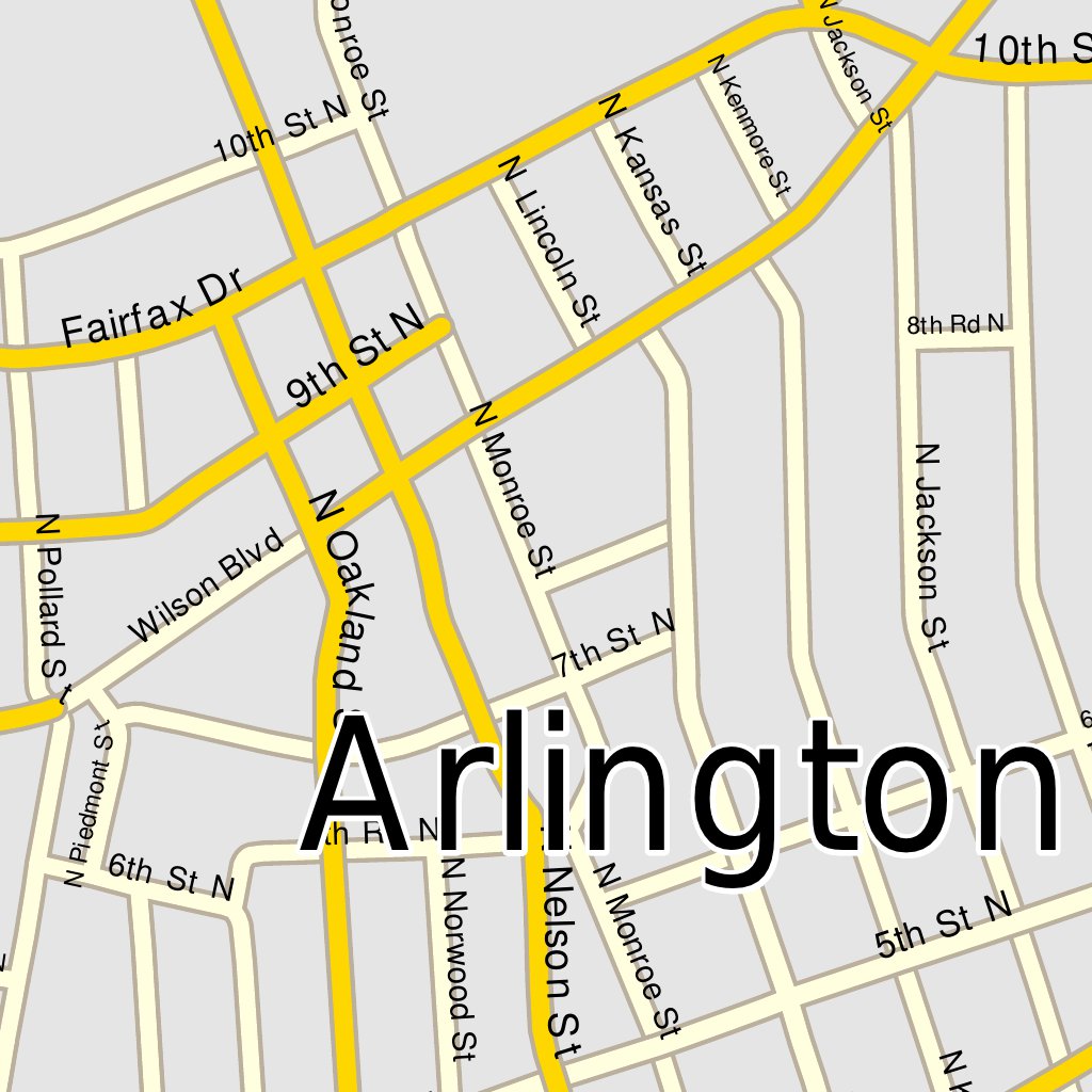 Arlington, VA Map by MarketMAPS | Avenza Maps