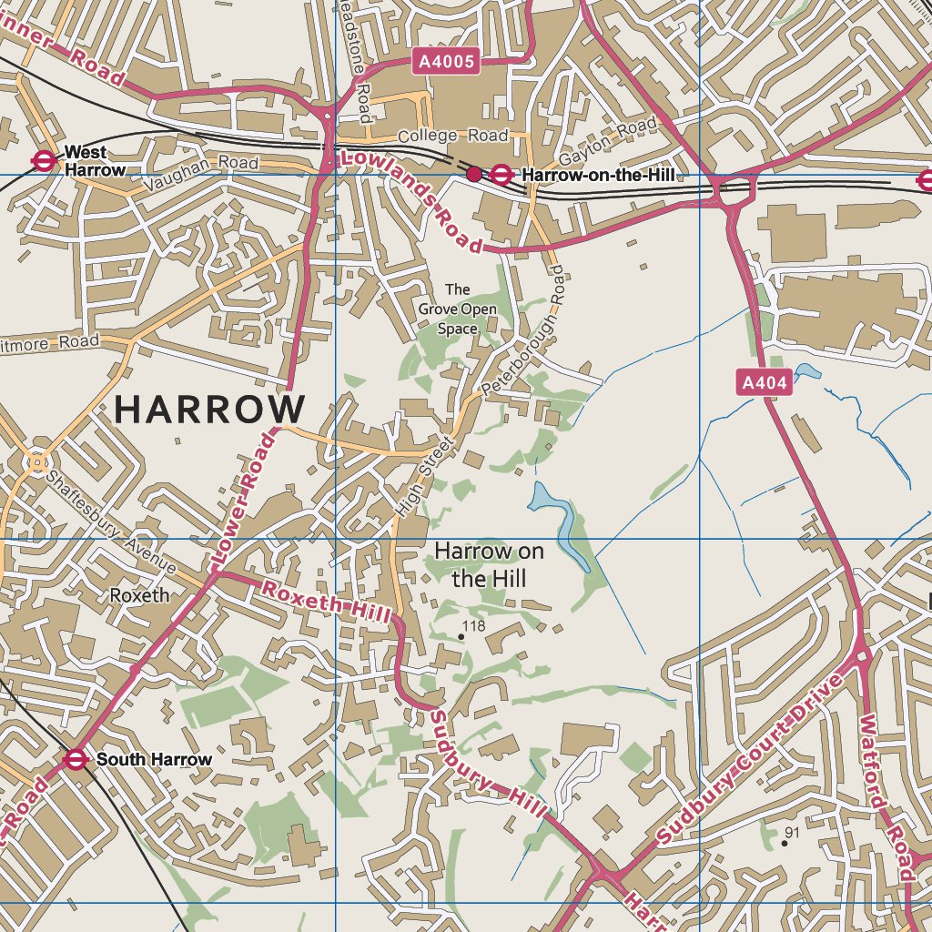 North-West London, England Map by Avenza Systems Inc. | Avenza Maps