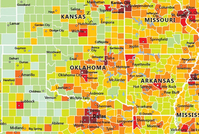 USA Population Density Preview 1