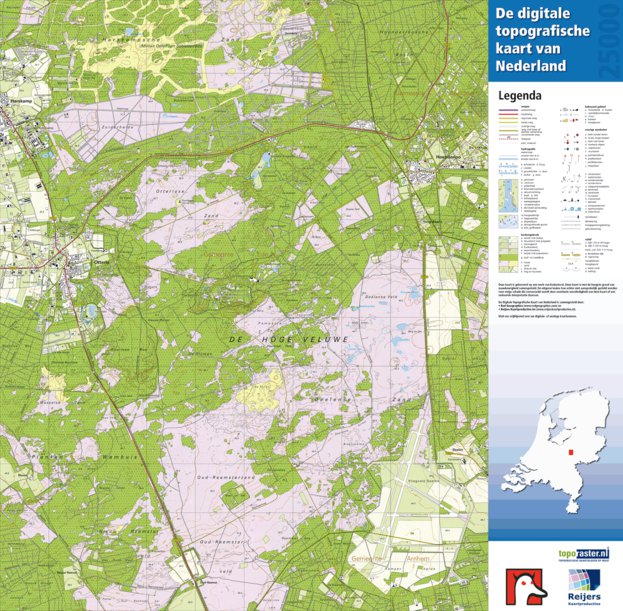 33 C (Hoenderloo-Otterlo) Map by Red Geographics/Reijers ...