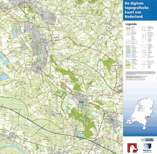 41 C (Ulft-Gendringen) Map by Red Geographics/Reijers Kaartproducties ...