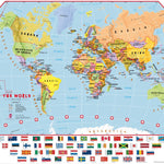Children's World Map: Political Preview 1