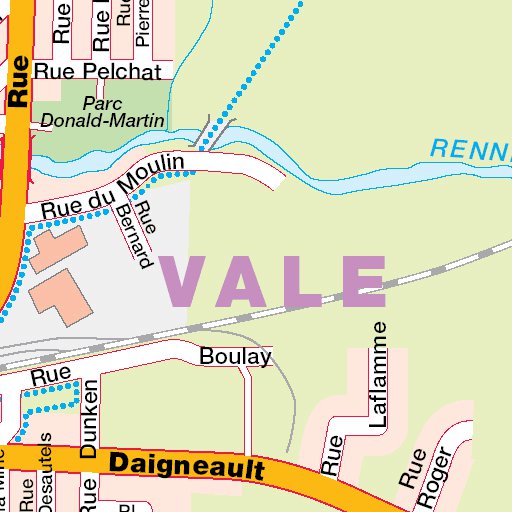 Acton Vale, QC Map by Mapmobility Corp. Avenza Maps