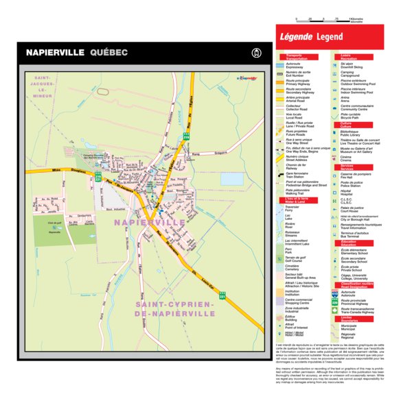 Napierville, QC Map by Mapmobility Corp. | Avenza Maps