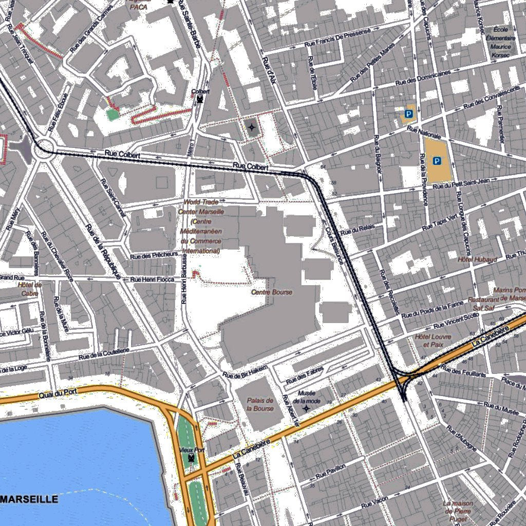 Avenza Map of Marseilles