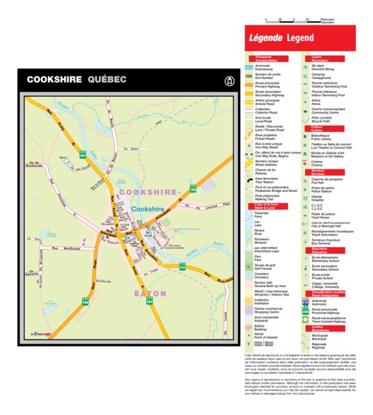 Cookshire, QC Map by Mapmobility Corp. | Avenza Maps