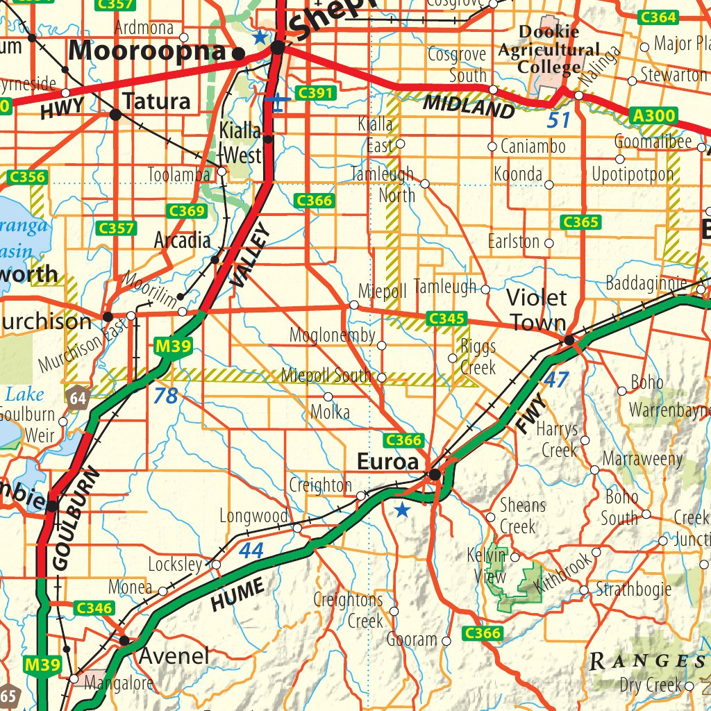 Victoria Mapguide Victoria Touring Map by Meridian Maps | Avenza Maps