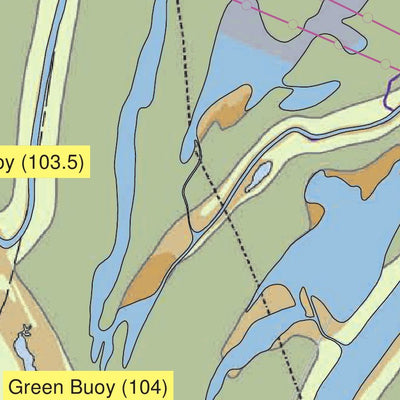 Chart 26 - Grand Lake (Sixmile Lake) at Atchafalaya Basin Main Channel River Miles 100.3 to 106.3 Preview 3