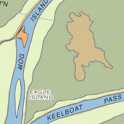 Chart 28 - Atchafalaya Basin Main Channel River Miles 82.9 to 85.8 Preview 3