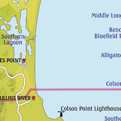 Belize Diving Map Preview 2