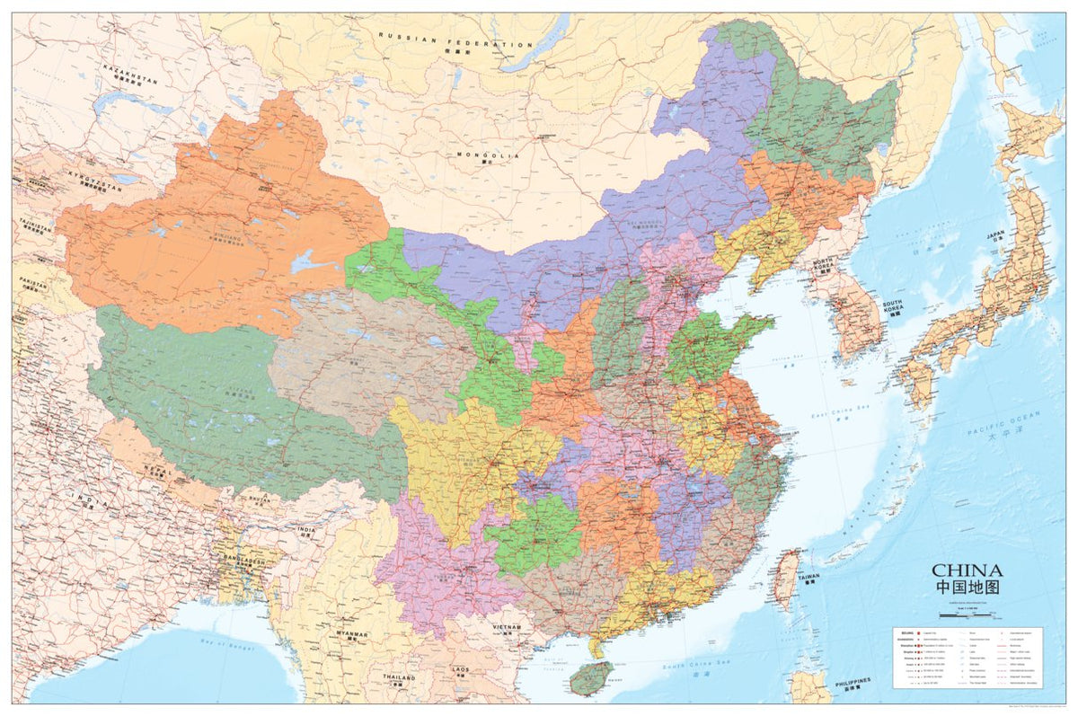 XYZ China iMap Map by XYZ Maps | Avenza Maps