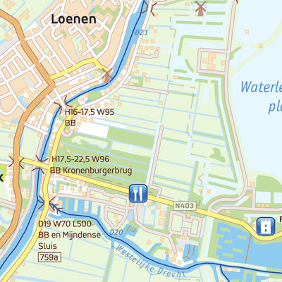 Watersport map Loosdrechtse plassen / Loosdrecht lakes - Gooi & Vecht regio, Garden of Amsterdam Preview 3