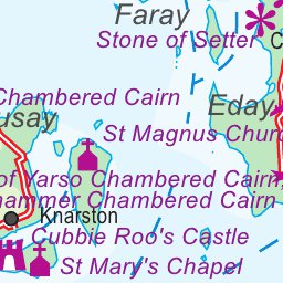 Orkney Islands, Scotland 1:720,000 - ITMB Preview 3