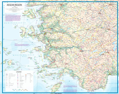 Aegean Region, Turkey 1:1,100,000 - ITMB Preview 1