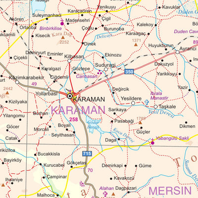 Mediterranean Region, Turkey 1:1,100,000 - ITMB Preview 2