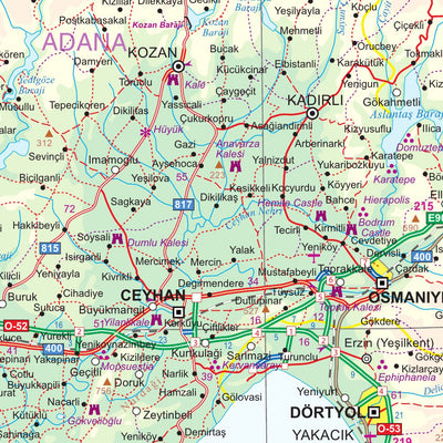 Mediterranean Region, Turkey 1:1,100,000 - ITMB Preview 3