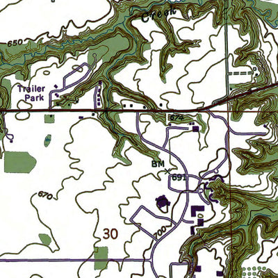 MI-Allendale: Authoritative U.S. Topo 1957 Preview 3