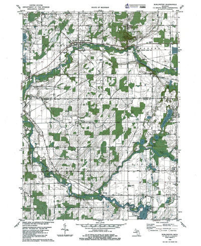 MI-Burlington: Authoritative U.S. Topo 1978 Preview 1