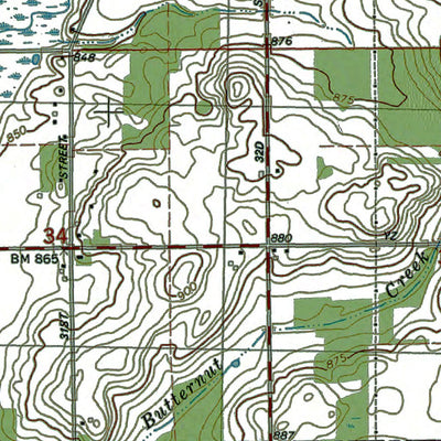 MI-Mendon: Authoritative U.S. Topo 1978 Preview 3