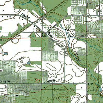 MI-Lawton: Authoritative U.S. Topo 1976 Preview 2