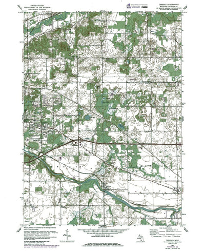 MI-Ceresco: Authoritative U.S. Topo 1961 Preview 1