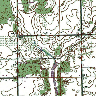 MI-Galesburg: Authoritative U.S. Topo 1961 Preview 2