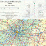 Montreal/ Laval/ Monteregie, Quebec 1:1,100,000 - ITMB Preview 1