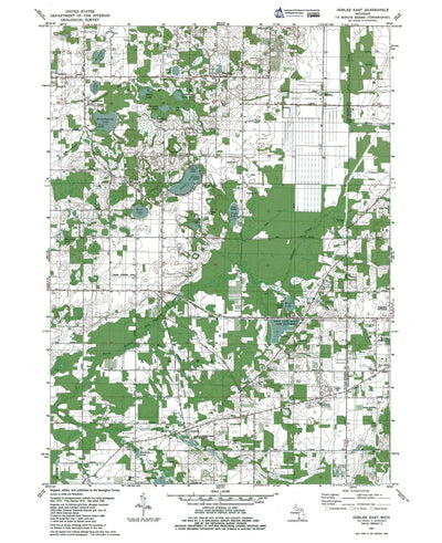 MI-Gobles East: Authoritative U.S. Topo 1976 Preview 1