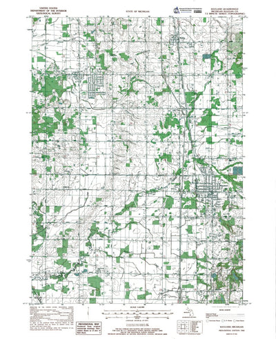 MI-Wayland: Authoritative U.S. Topo 1979 Preview 1