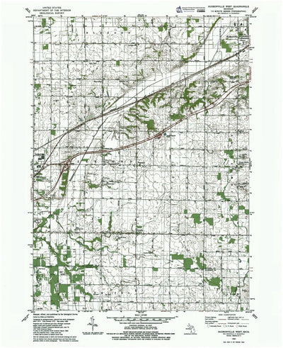 MI-Hudsonville West: Authoritative U.S. Topo 1973 Preview 1