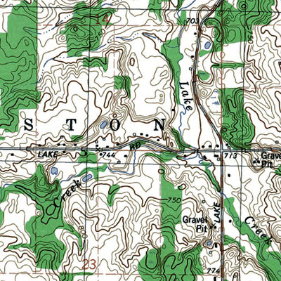 MI-Saranac: Authoritative U.S. Topo 1974 Preview 3