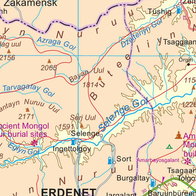 Northern Mongolia 1:1,785,000 - ITMB Preview 2