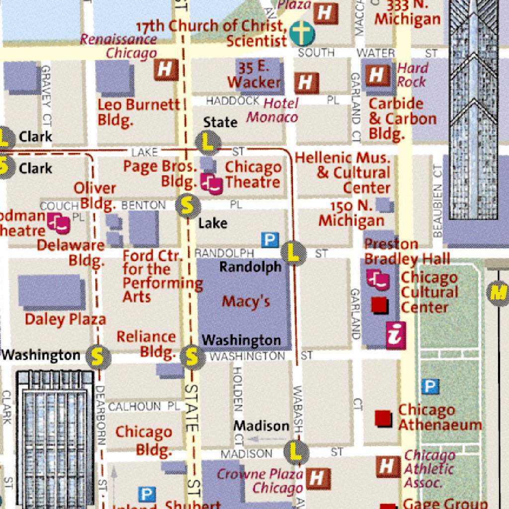 Chicago Map Description Chicago Map by National Geographic | Avenza Maps