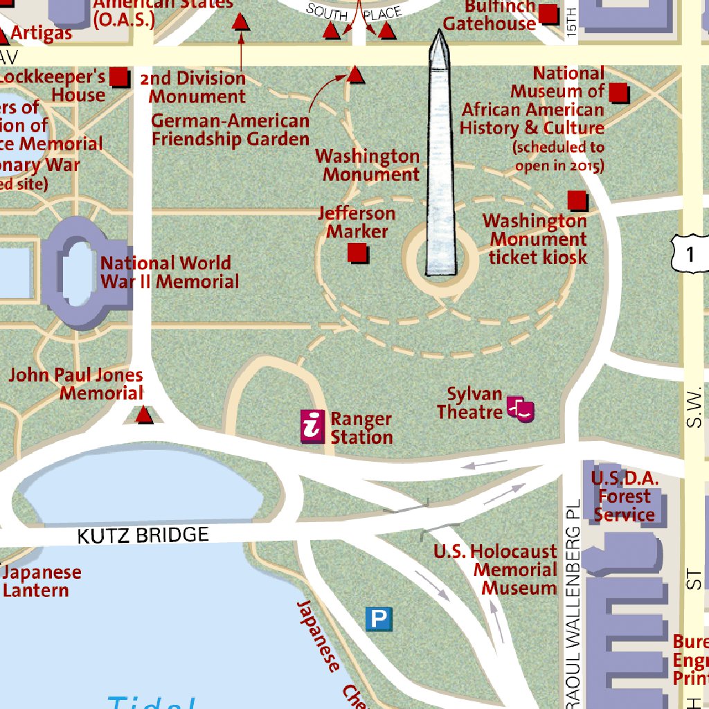 Washington DC Map by National Geographic | Avenza Maps