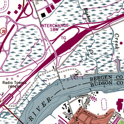 NJ/NY-Weehawken: Authoritative US Topos 1966 Preview 2