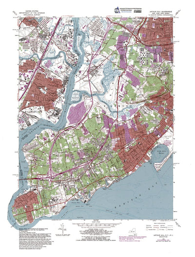 NJ/NY-Arthur Kill: Authoritative US Topos 1966 Preview 1