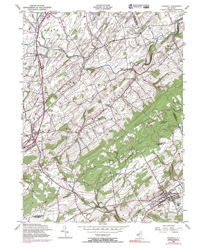 NJ-Hopewell: Authoritative US Topos 1942 Preview 1