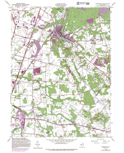 NJ-Jamesburg: Authoritative US Topos 1942 Preview 1