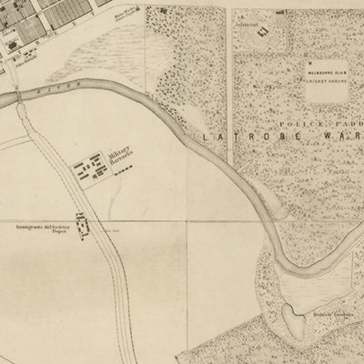 Melbourne & Its suburbs 1855 Preview 2