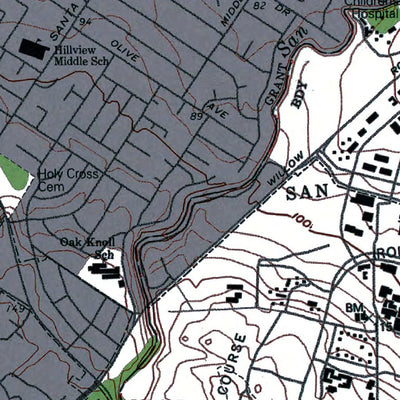 CA-Palo Alto: Authoritative US Topos 1991 Preview 2