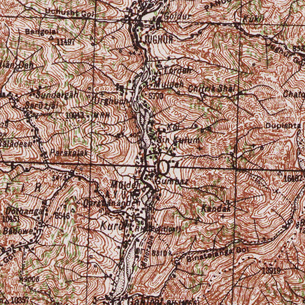 AFGHANISTAN-CHITRAL: I42F Map by Western Michigan University | Avenza Maps