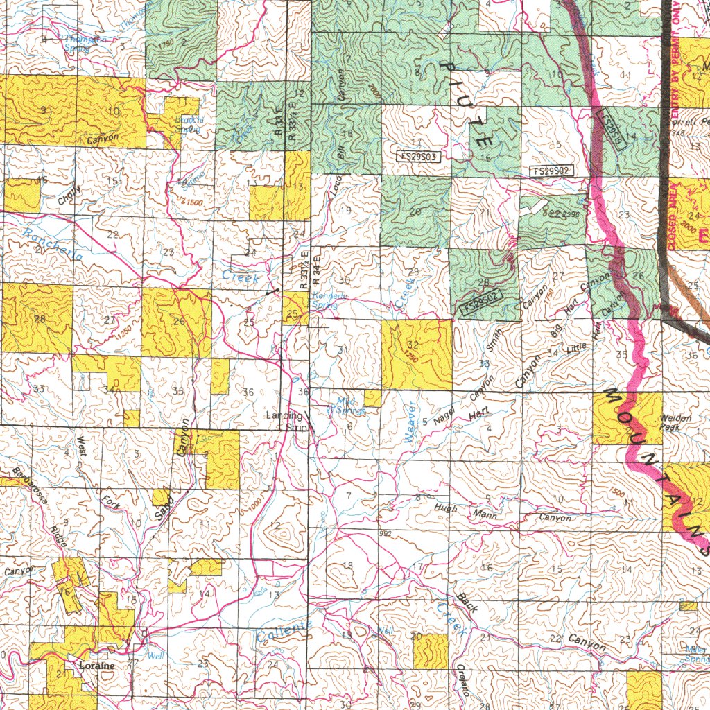 Tehachapi, CA - BLM Surface Mgmt. Map by Digital Data Services, Inc ...