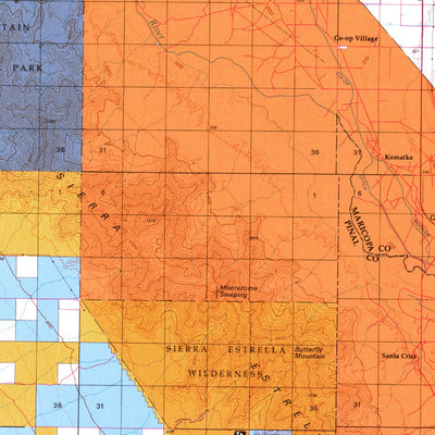 Phoenix South, AZ - BLM Surface Mgmt. Preview 3