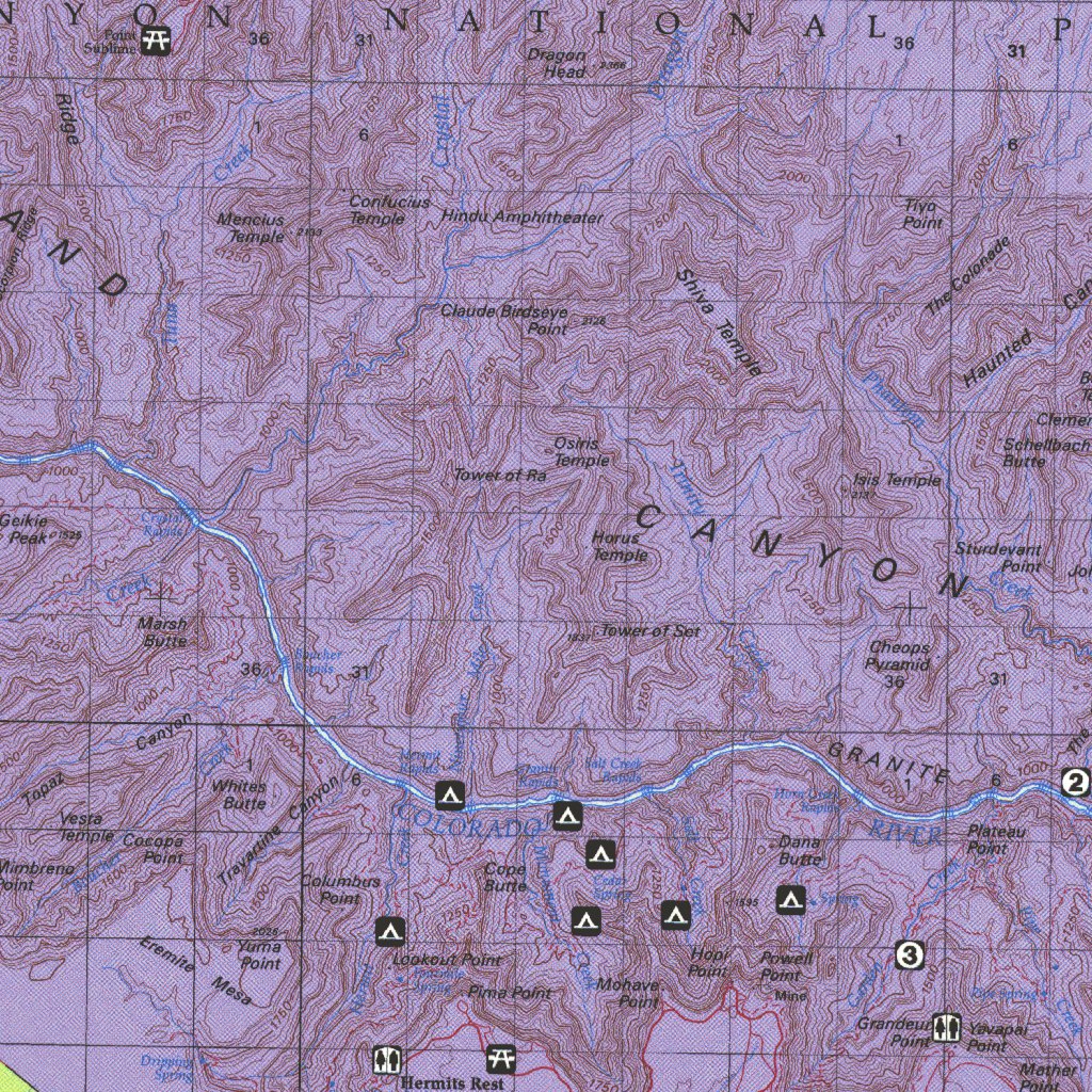 Lbm Map Computer Grand Canyon, AZ - BLM Surface Mgmt. Map by Digital Data Services, Inc ...