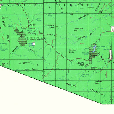 Atascosa Mountains, AZ - BLM Surface Mgmt. Preview 3