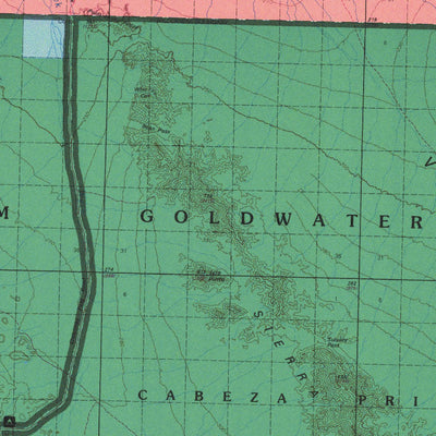 Cabeza Prieta Mountain, AZ - BLM Surface Mgmt. Preview 3