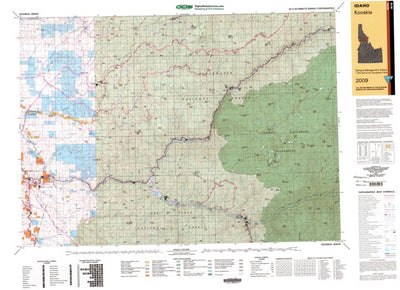 Kooskia, ID - BLM Surface Mgmt. Preview 1