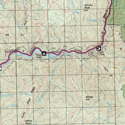 Kooskia, ID - BLM Surface Mgmt. Preview 2