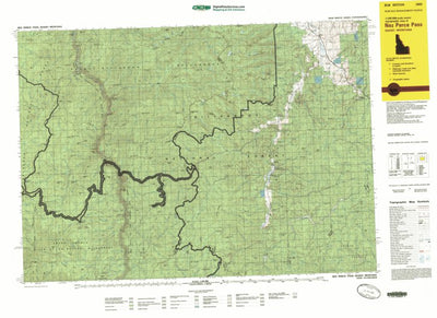 Nez Perce Pass, ID - BLM Surface Mgmt. Preview 1